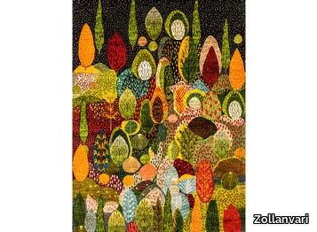 GARDEN OF EDEN 5 - Rectangular wool rug with floral pattern _ Zollanvari