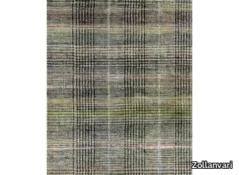 PRINCE OF WALES 2 - Rectangular striped silk rug _ Zollanvari