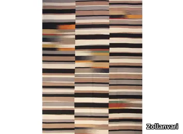 BANEH KELIM 1 - Rectangular striped wool rug _ Zollanvari