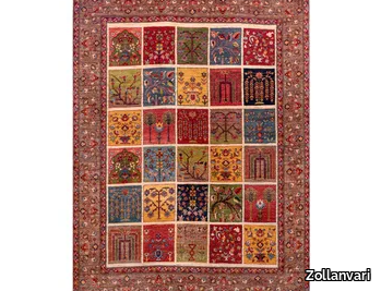 BAKHTIARI REVIVAL - Patterned rectangular wool rug _ Zollanvari