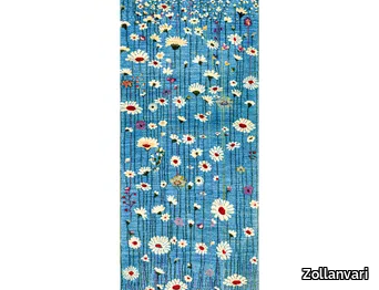 FLOWER MEDOW 1 - Rectangular fabric runner with floral pattern _ Zollanvari