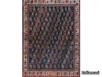 BOTEH BLUE SENNEH - Rectangular wool rug _ Zollanvari