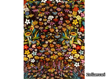 GARDEN OF EDEN 7 - Rectangular wool rug with floral pattern _ Zollanvari