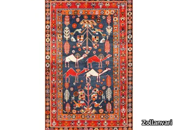 DARRESHURI CAMELS & FLORA GABBEH - Rectangular wool rug _ Zollanvari