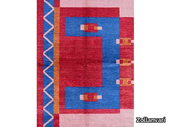 HERITAGE 1 - Rectangular wool rug with geometric shapes _ Zollanvari