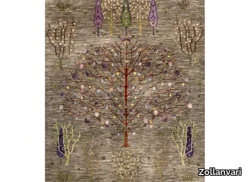 MULTIPLE TREES 4 - Rectangular wool rug _ Zollanvari