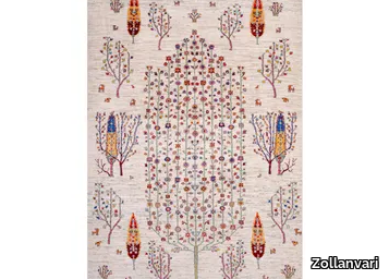 MULTIPLE TREES 10 - Rectangular wool rug _ Zollanvari