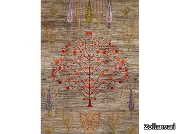 MULTIPLE TREES 2 - Rectangular wool rug _ Zollanvari