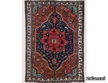 OLD BAWANAT MEDALLION DESIGN - Rectangular wool rug _ Zollanvari