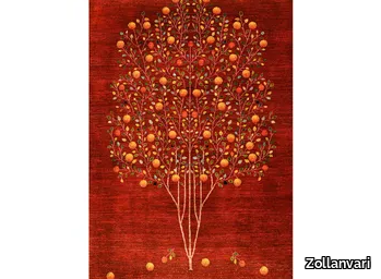 POMEGRANATE TREE OF LIFE 8 - Rectangular wool rug _ Zollanvari