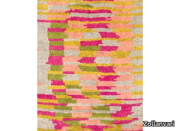 STIPPLED BRUSHSTROKES 3 - Rectangular wool rug _ Zollanvari