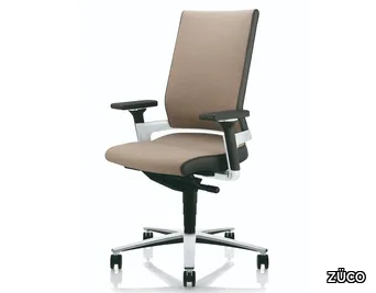 LACINTA COMFORT LINE - Swivel upholstered fabric office chair with armrests _ ZÜCO