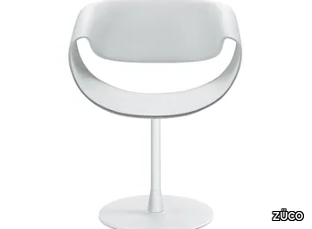 LITTLE PERILLO - Swivel chair in plastic and circular base in aluminum _ ZÜCO