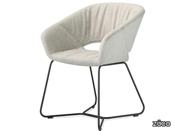 AVERIO XS - Upholstered fabric chair with armrests _ ZÜCO