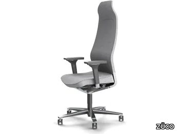 SELVIO - Swivel office chair with 5-Spoke base with headrest _ ZÜCO