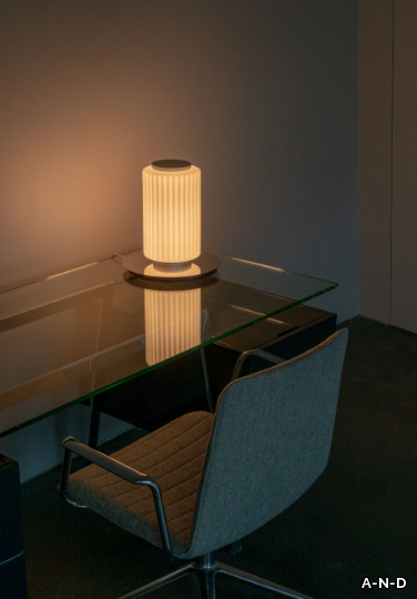 COLUMN - LED glass table lamp with dimmer _ A-N-D