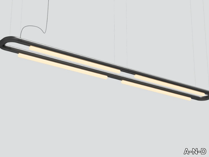 PIPELINE CM7 - LED acrylic and aluminium pendant lamp _ A-N-D