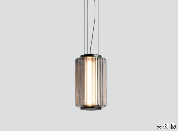 COLUMN 175 VERTICAL - LED glass pendant lamp _ A-N-D