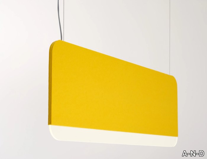 SLAB 90 - Acoustic felt pendant lamp _ A-N-D