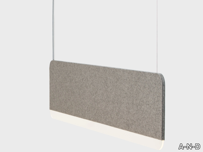 SLAB 150 - LED felt pendant lamp _ A-N-D