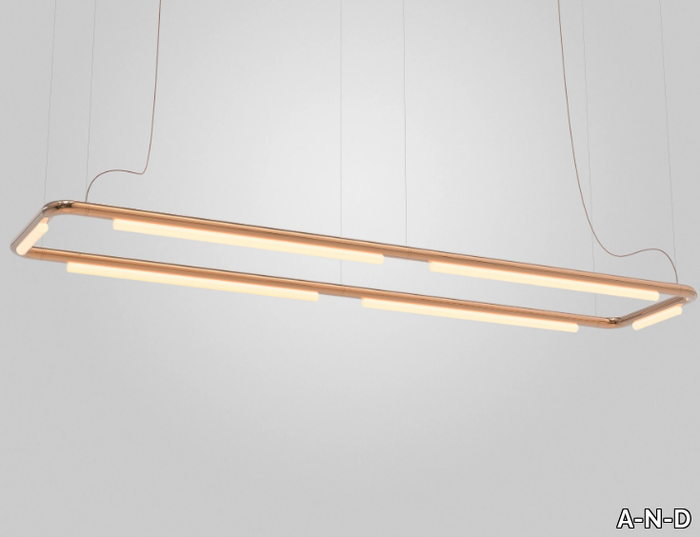 PIPELINE CM8 - LED acrylic and aluminium pendant lamp _ A-N-D