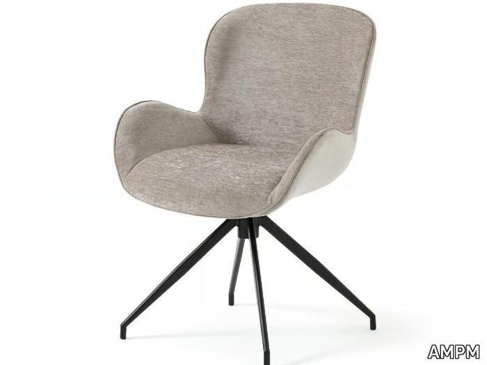 ASYAR - Swivel velvet chair _ AMPM