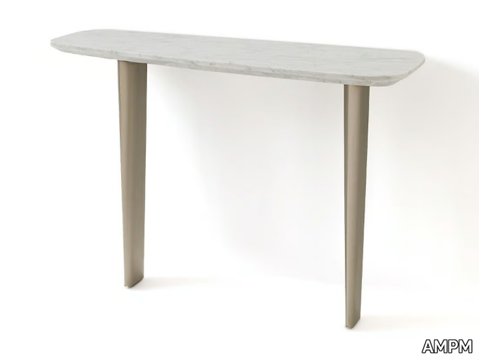 DOLMENA - Carrara marble console table _ AMPM