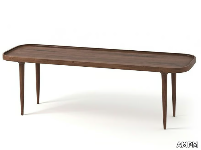 MAGOSIA - Rectangular walnut coffee table _ AMPM