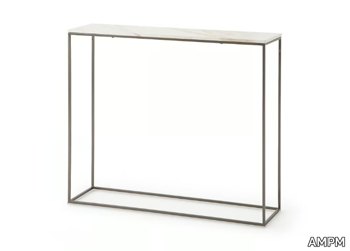 MAHAUT - Rectangular ceramic console table _ AMPM