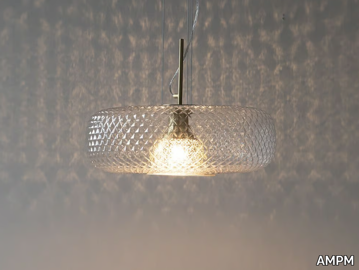 MISTINGUETT - Glass pendant lamp _ AMPM