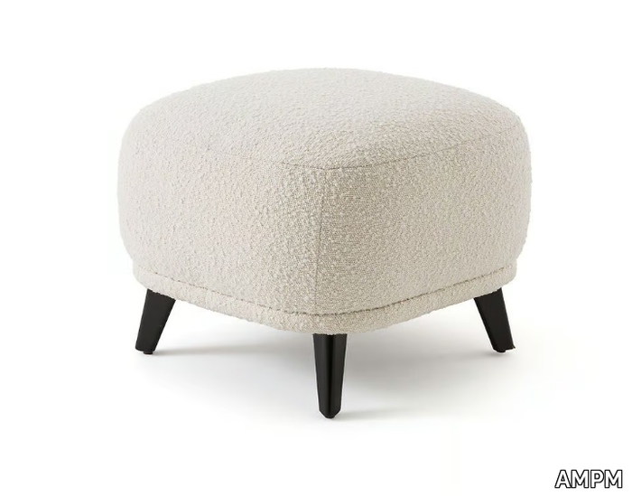 ODALIE - Upholstered fabric footstool _ AMPM