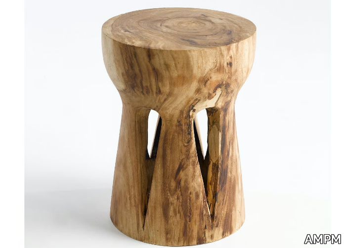 PAPUNG - Round Suar wood coffee table _ AMPM