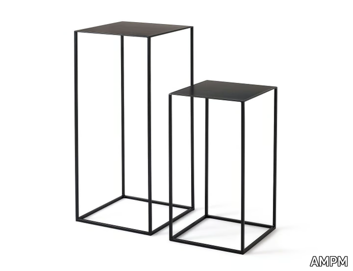 ROMY - Stackable square metal coffee table _ AMPM