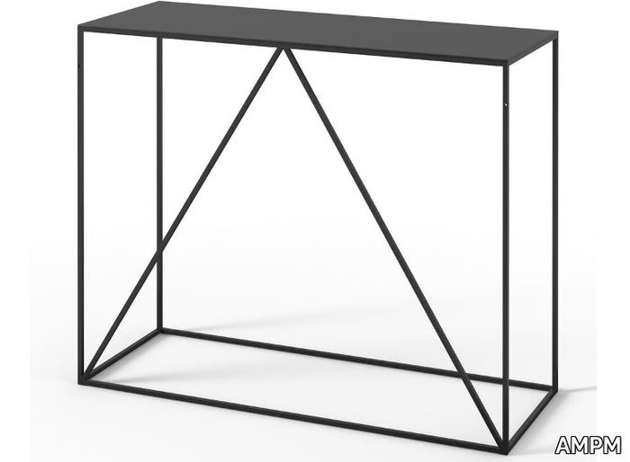 ROMY - Rectangular metal console table _ AMPM