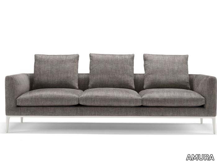 LEONARD - 3 seater fabric sofa _ AMURA