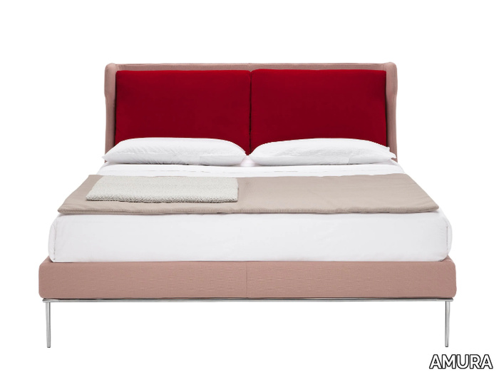 ALICE - Double bed with upholstered headboard _ AMURA