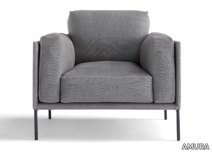 GIORGIO - Armchair with armrests _ AMURA