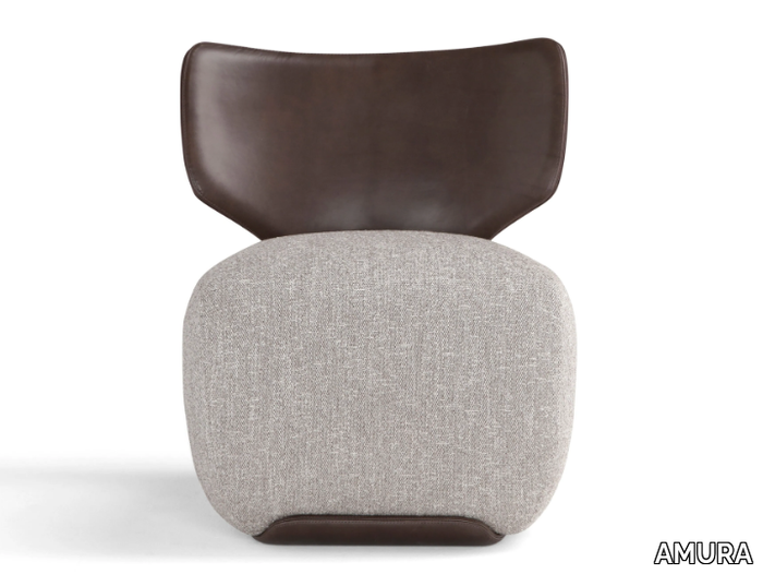 NOA - Upholstered easy chair with armrests _ AMURA