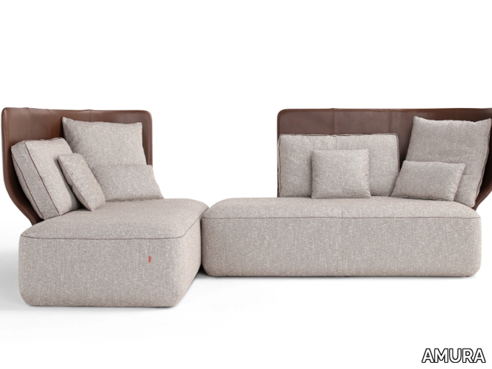 WAZAA - Corner sectional high-back sofa _ AMURA