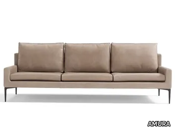 ELSA - 3 seater leather sofa _ AMURA