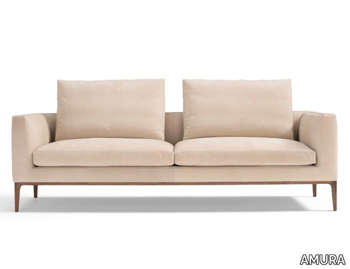 LEONARD - 2 seater leather sofa _ AMURA