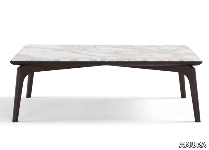 OLGA - Rectangular marble coffee table _ AMURA
