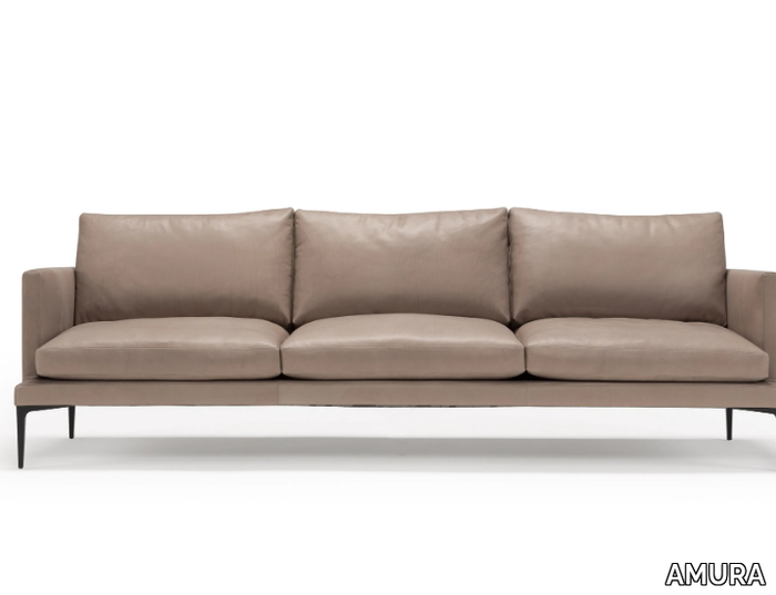 SEGNO - 3 seater leather sofa _ AMURA