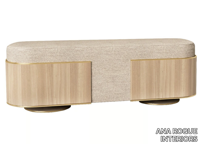 BERKE II - Fabric bench _ ANA ROQUE INTERIORS