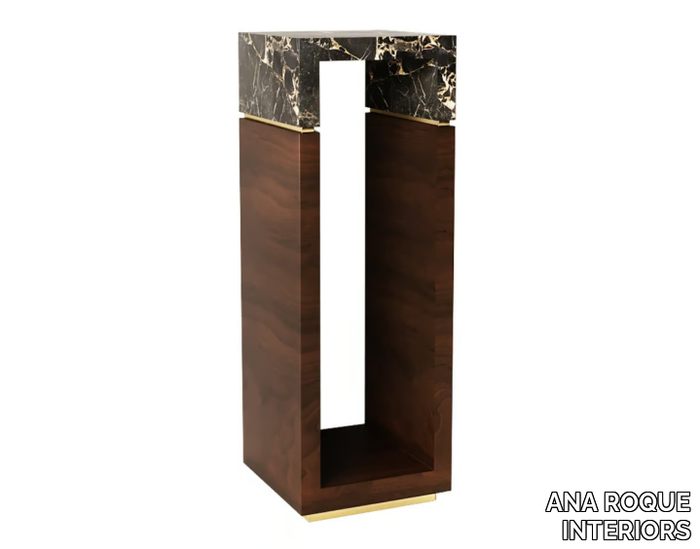 CAIRO - Wooden pedestal _ ANA ROQUE INTERIORS
