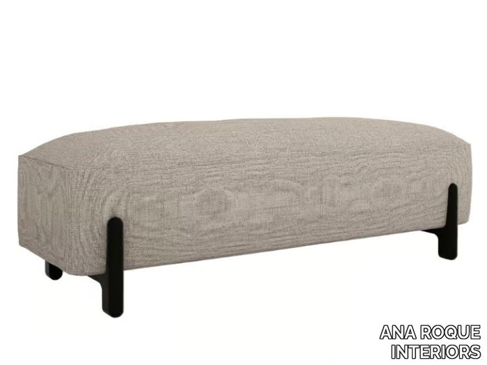 GORDON II - Upholstered fabric bench _ ANA ROQUE INTERIORS