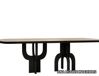 KENZO - Oval wooden dining table _ ANA ROQUE INTERIORS