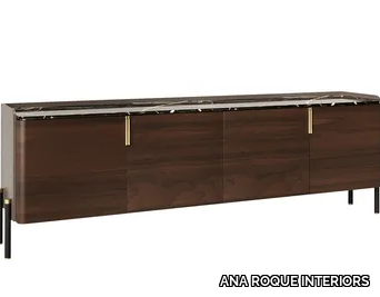 MISIA - Wooden sideboard with doors _ ANA ROQUE INTERIORS