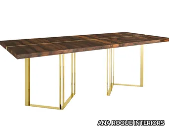 DUSTIN - Rectangular wooden table _ ANA ROQUE INTERIORS