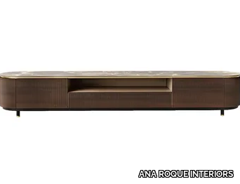 FOZ - Wooden TV cabinet with drawers _ ANA ROQUE INTERIORS